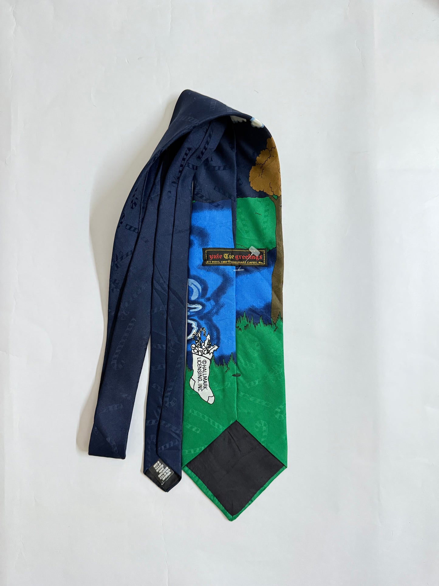 Yuie Tie Greeting vintage silk tie