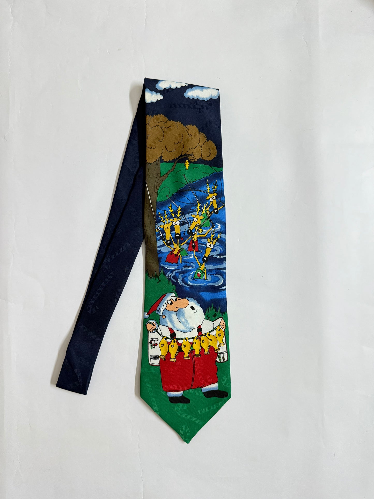 Yuie Tie Greeting vintage silk tie