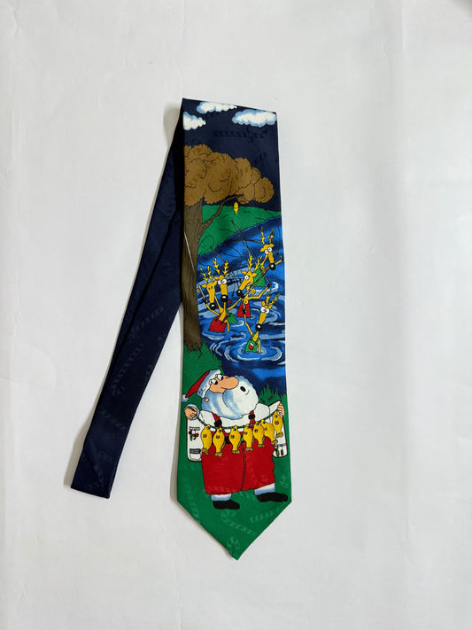 Yuie Tie Greeting vintage silk tie