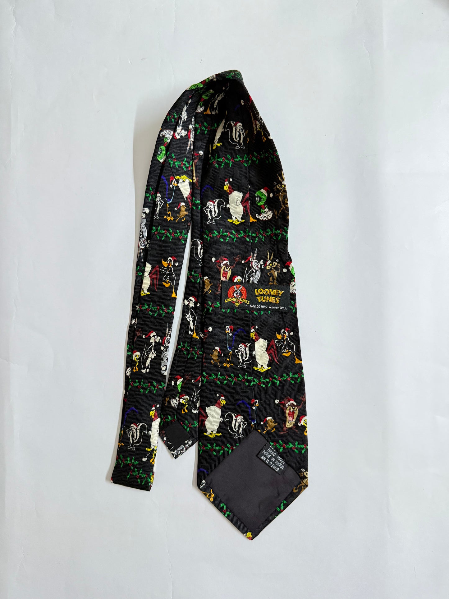 Looney Tunes vintage silk tie