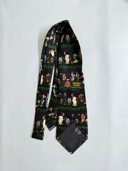 Looney Tunes vintage silk tie