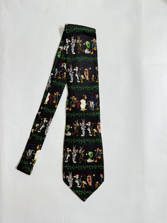 Looney Tunes vintage silk tie