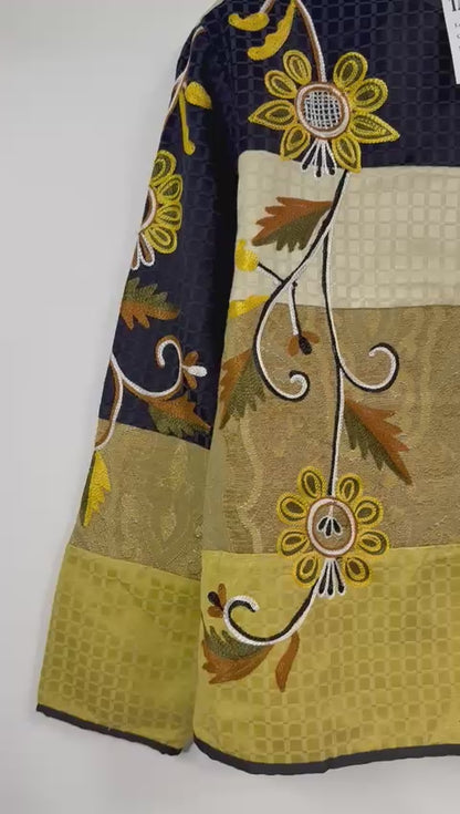 Alex Kin Patch Embroidered Jacket