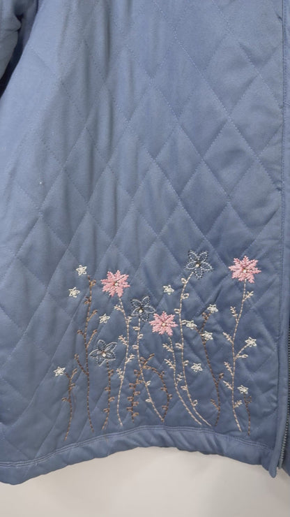 Alfred Dunner Quilted embroidered Jacket