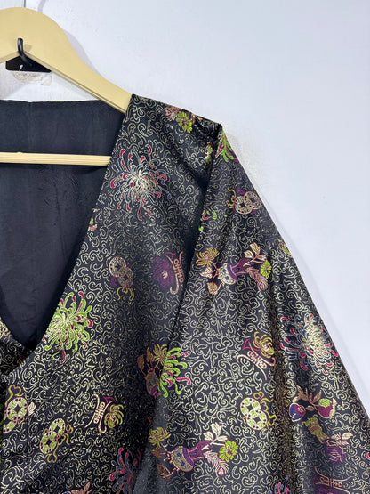 Reversible Hanbok Silk Vintage Jacket