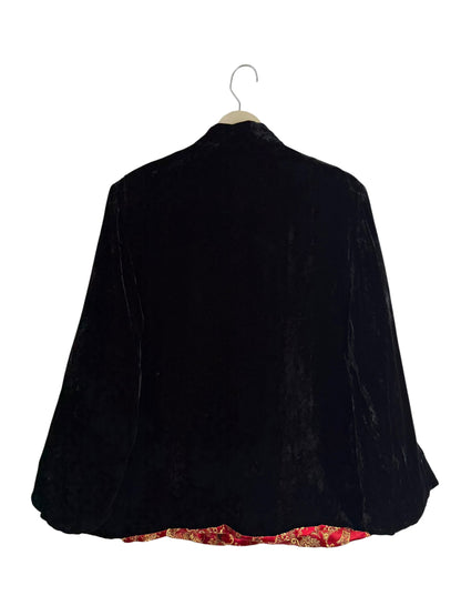 Reversible Hanbok Silk Vintage Jacket