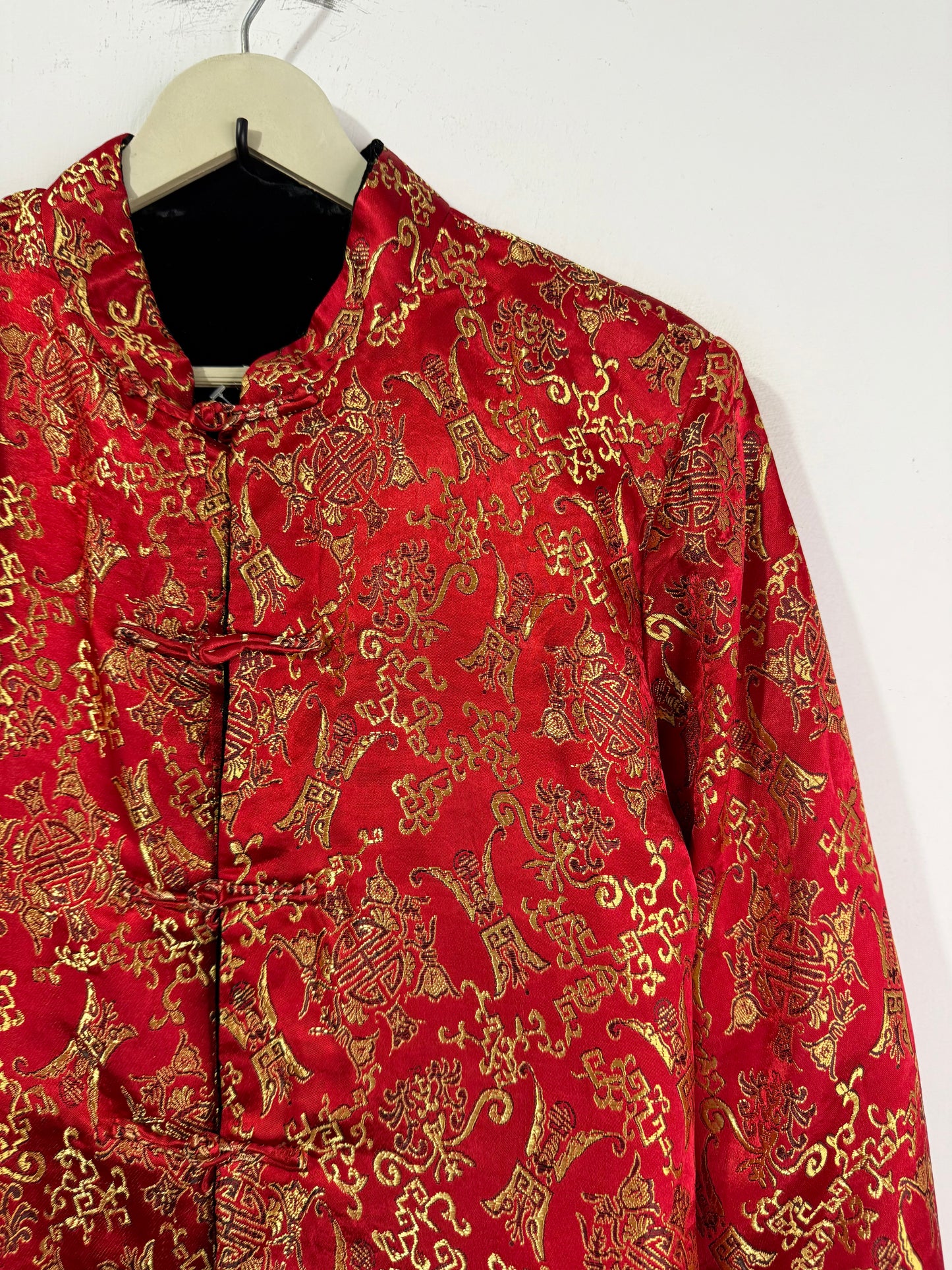 Reversible Hanbok Silk Vintage Jacket