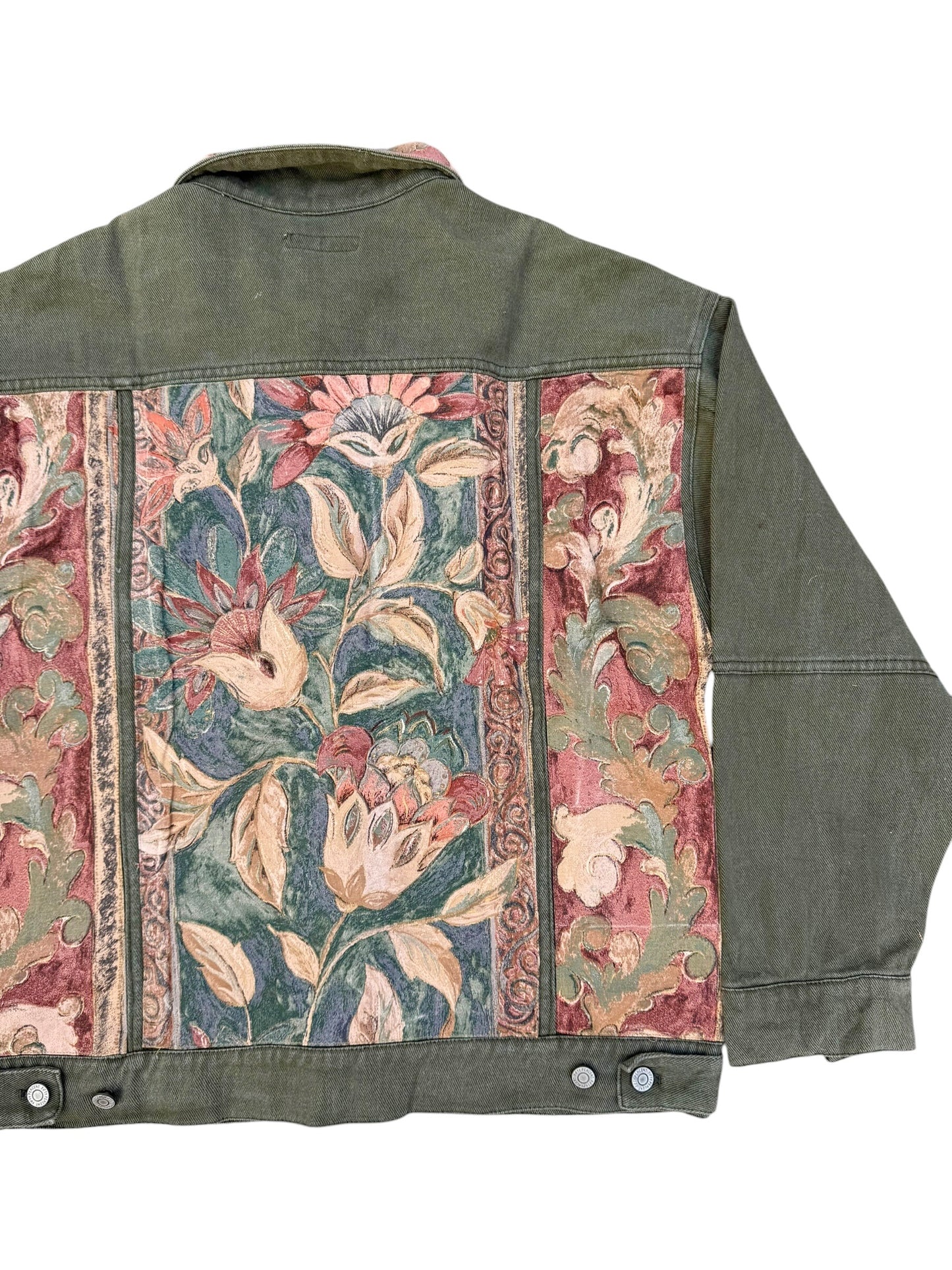 The Garden Heirloom Jacket (Upcycled Denim Jacket)