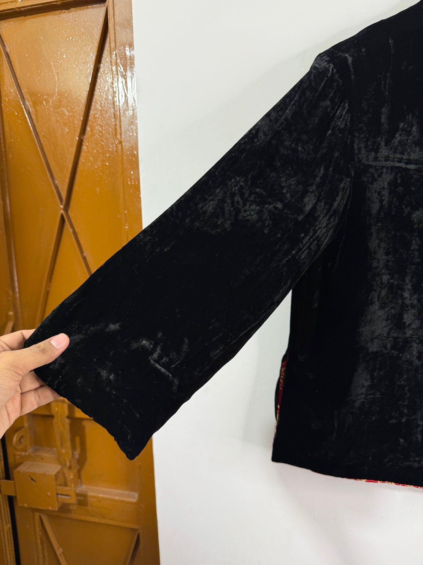 Reversible Hanbok Silk Vintage Jacket