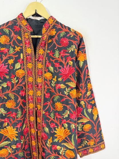 Embroidery colourful piece vintage Jacket
