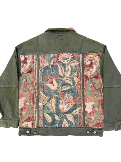 The Garden Heirloom Jacket (Upcycled Denim Jacket)