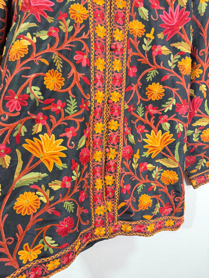 Embroidery colourful piece vintage Jacket