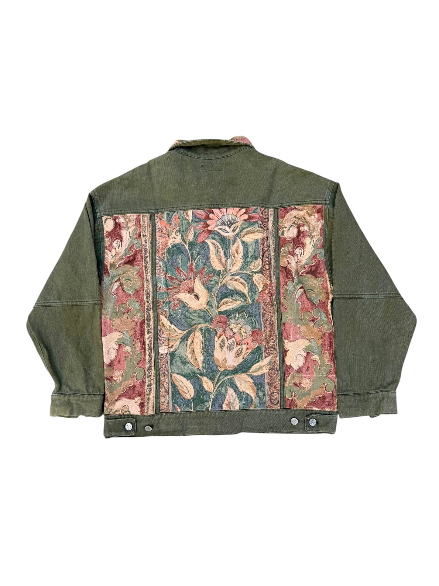 The Garden Heirloom Jacket (Upcycled Denim Jacket)
