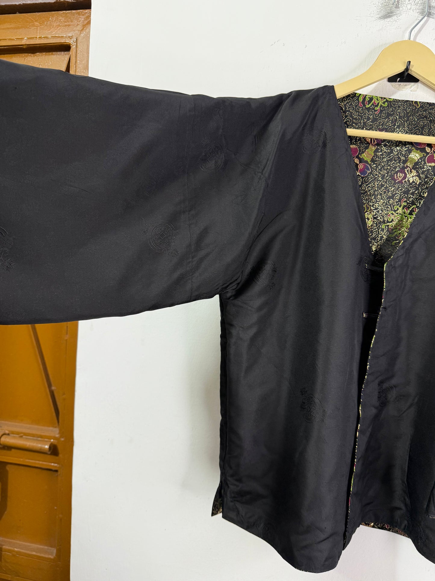 Reversible Hanbok Silk Vintage Jacket