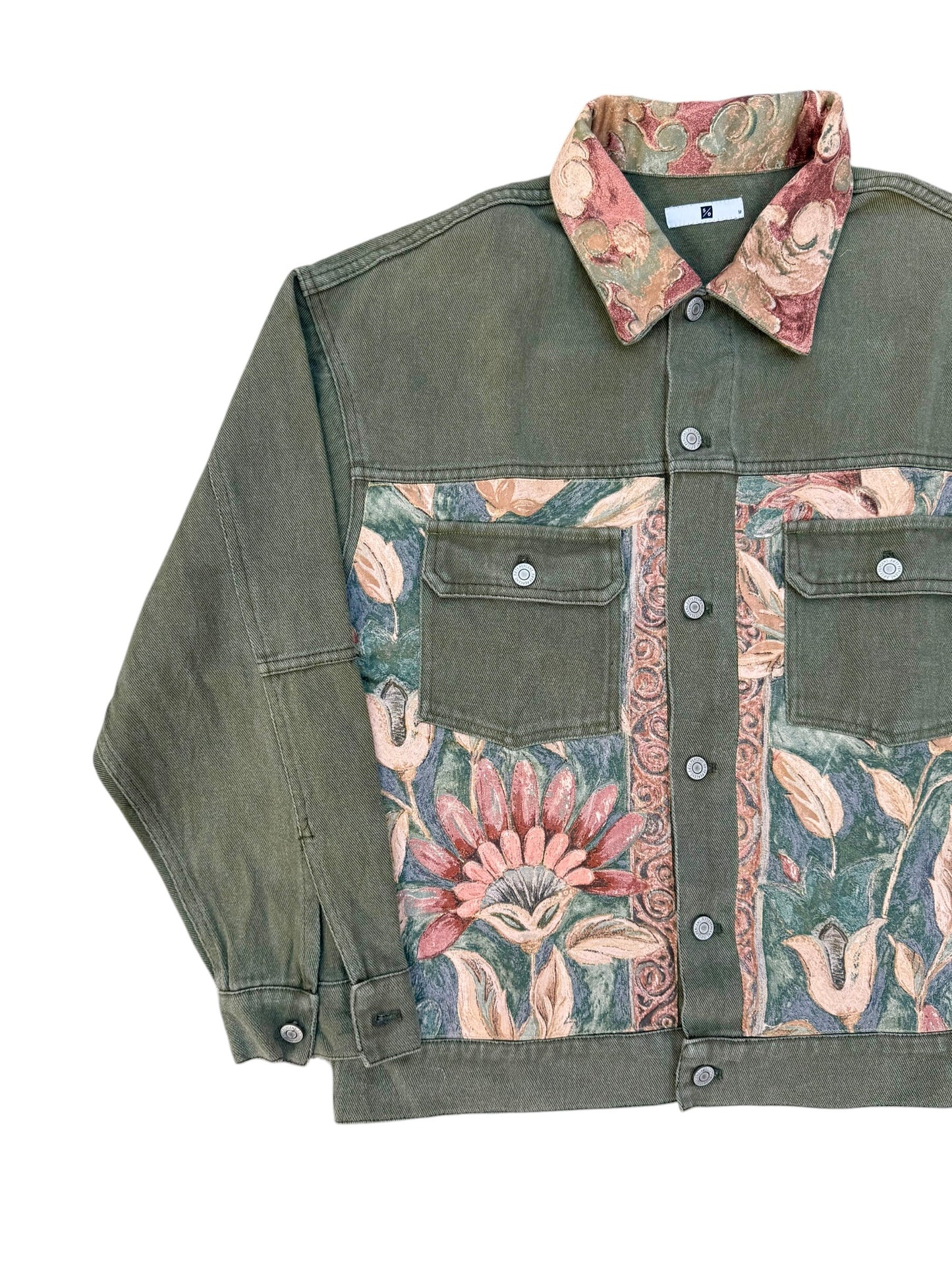 The Garden Heirloom Jacket (Upcycled Denim Jacket)