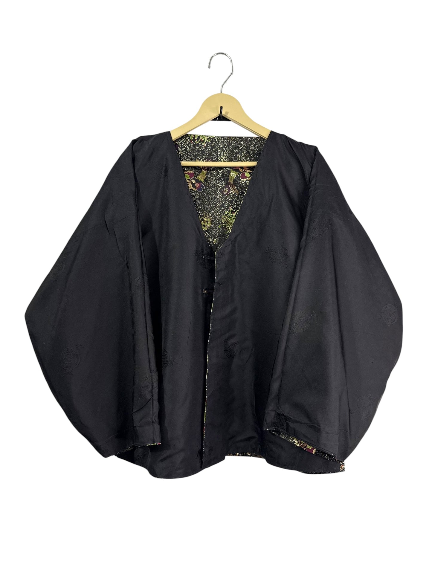 Reversible Hanbok Silk Vintage Jacket