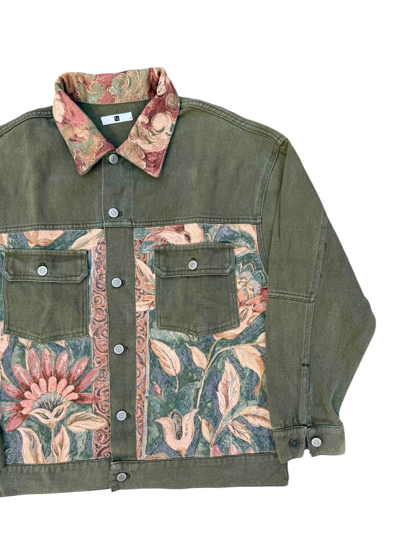 The Garden Heirloom Jacket (Upcycled Denim Jacket)