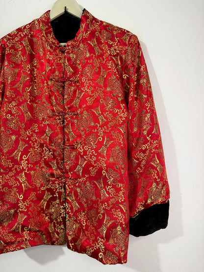 Reversible Hanbok Silk Vintage Jacket