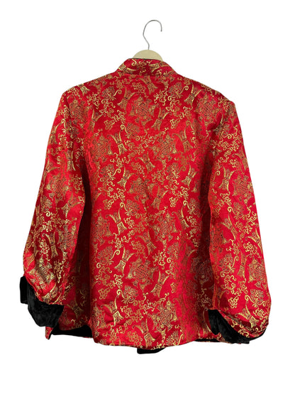 Reversible Hanbok Silk Vintage Jacket