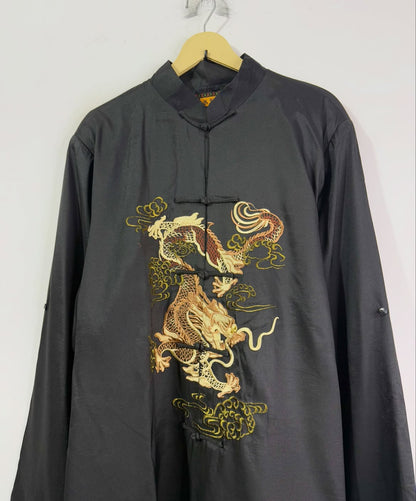 Dragon Embroidered Vintage Jacket