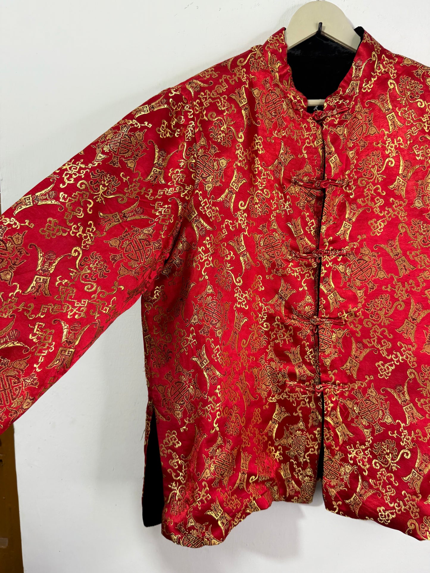Reversible Hanbok Silk Vintage Jacket