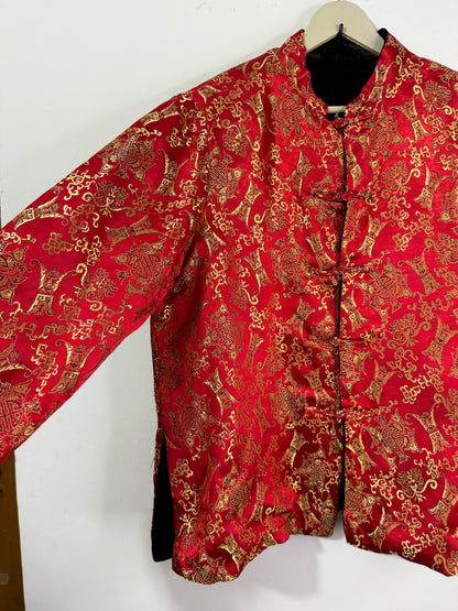 Reversible Hanbok Silk Vintage Jacket
