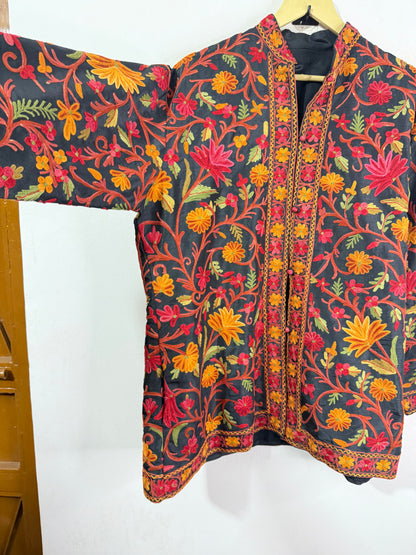 Embroidery colourful piece vintage Jacket