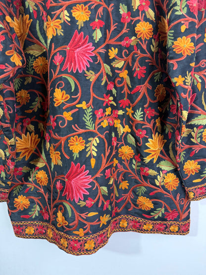 Embroidery colourful piece vintage Jacket