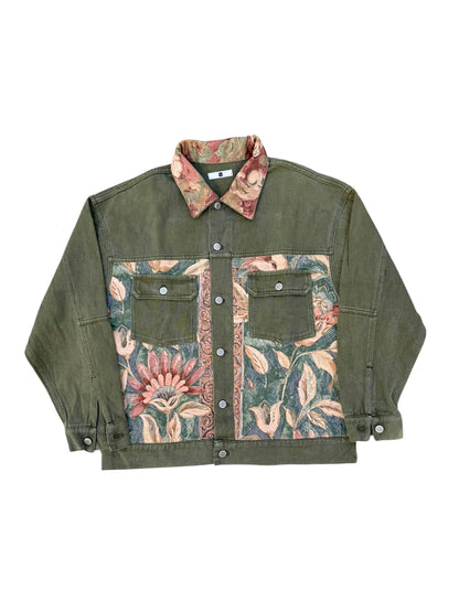 The Garden Heirloom Jacket (Upcycled Denim Jacket)