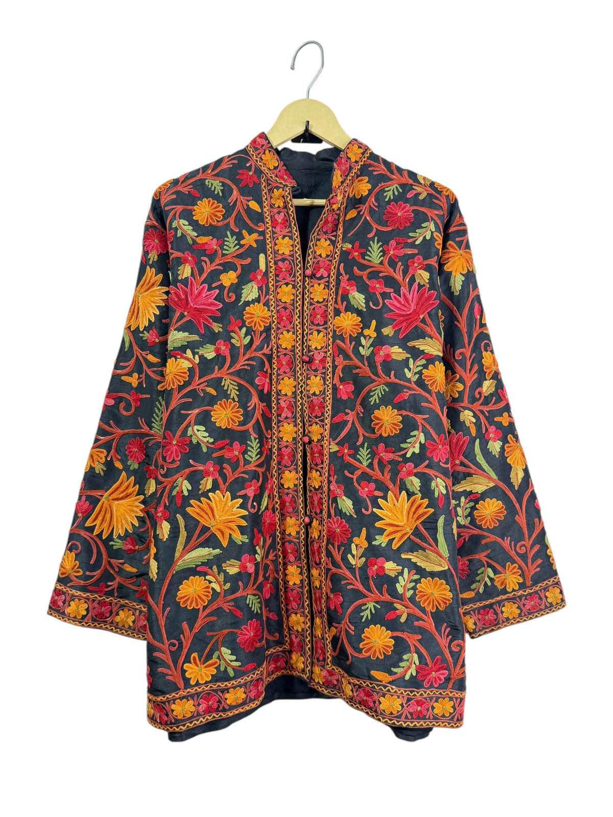 Embroidery colourful piece vintage Jacket
