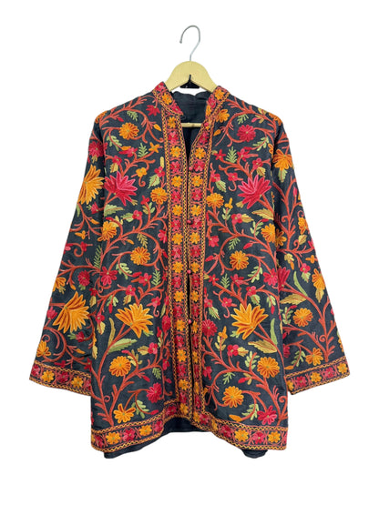 Embroidery colourful piece vintage Jacket