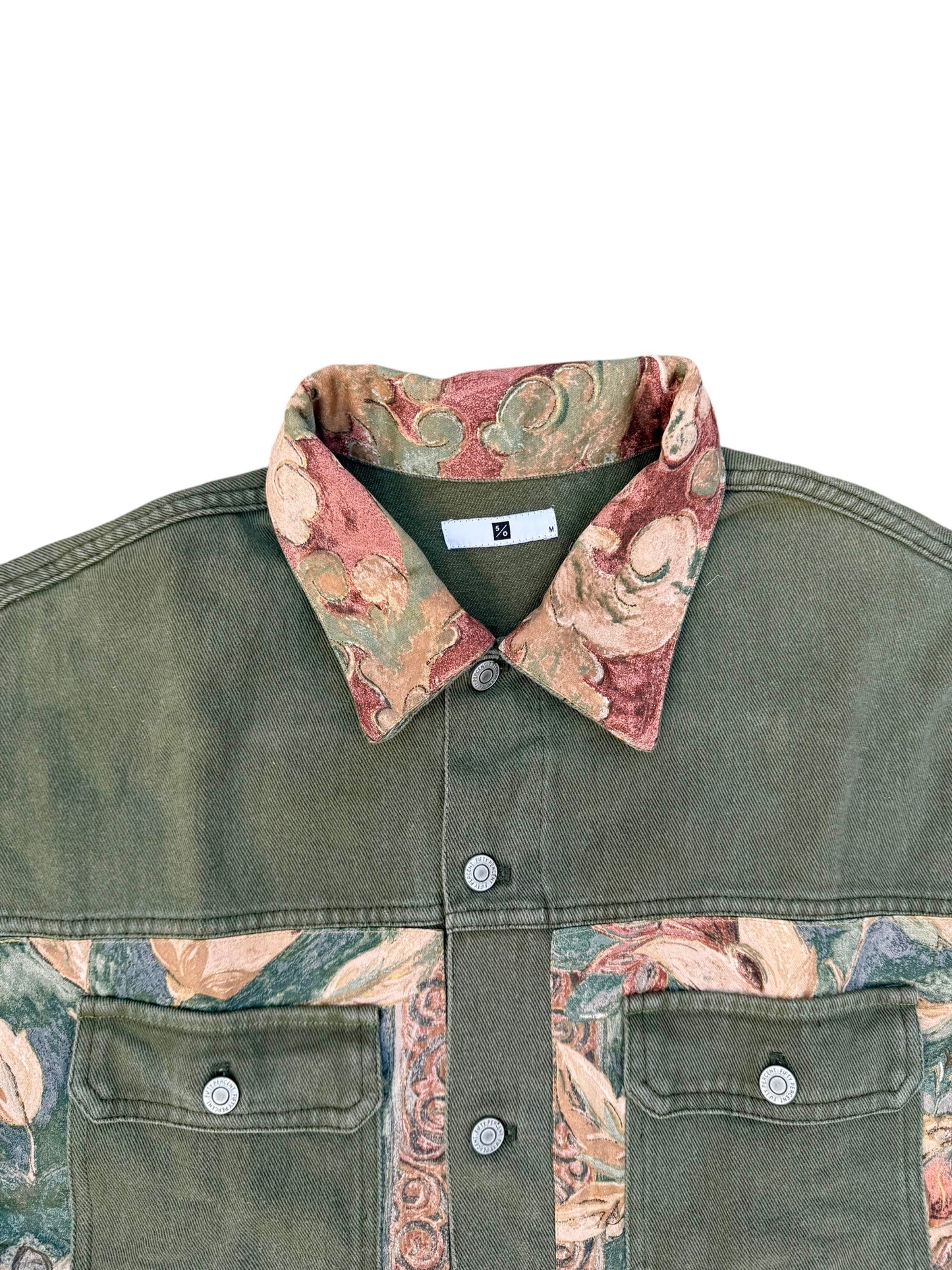 The Garden Heirloom Jacket (Upcycled Denim Jacket)