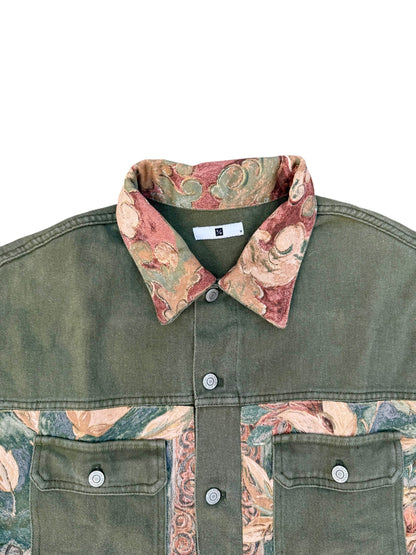 The Garden Heirloom Jacket (Upcycled Denim Jacket)