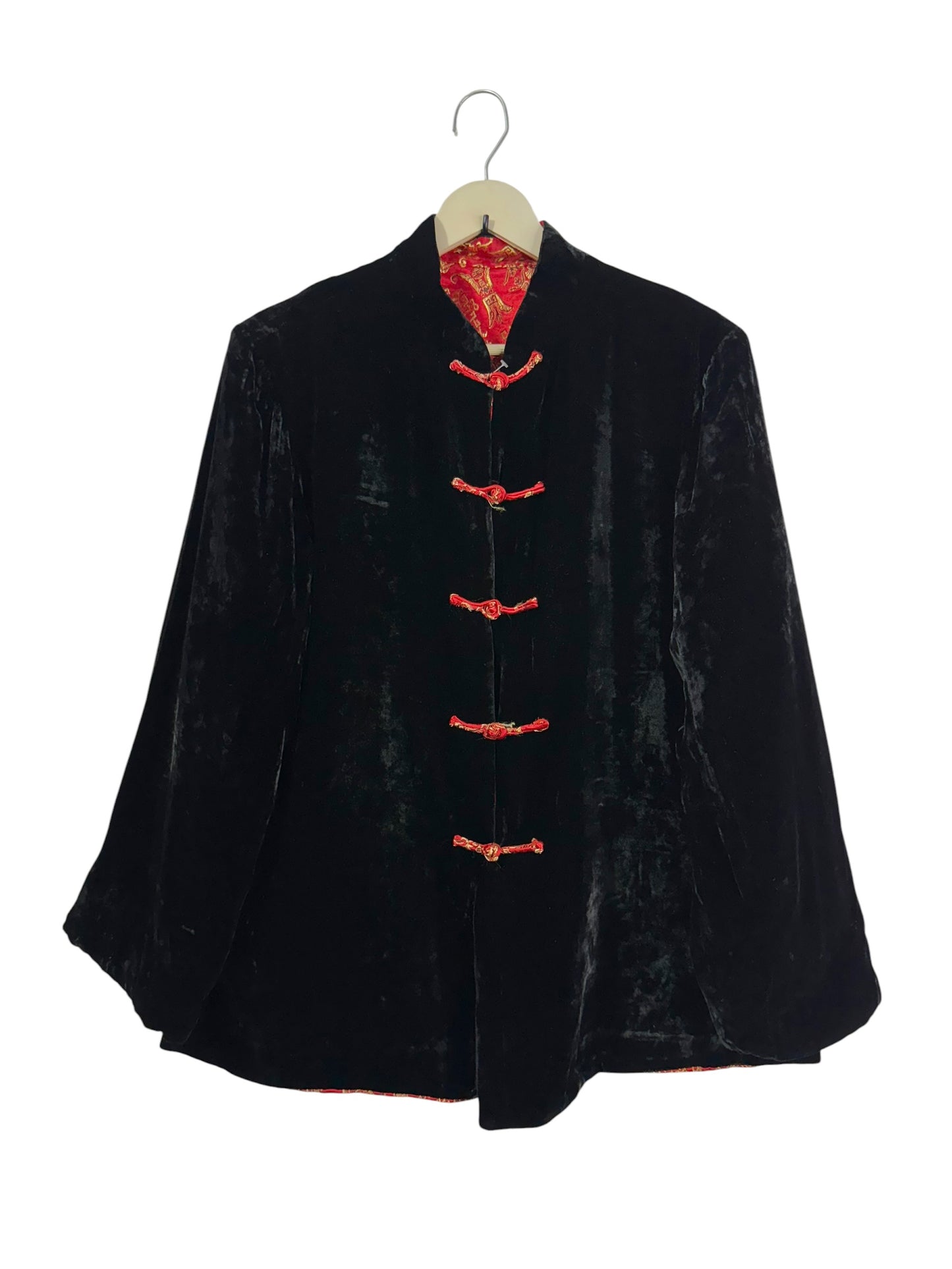 Reversible Hanbok Silk Vintage Jacket
